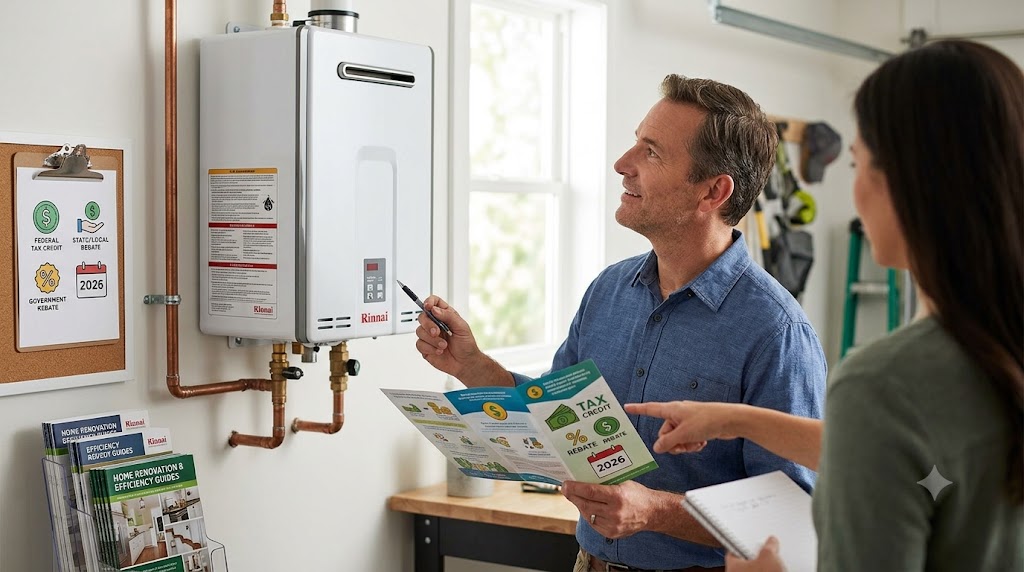 Rinnai Tankless Water Heater Tax Credits 2026